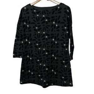 Field Flower Silk Knit Tunic Womens Size Small